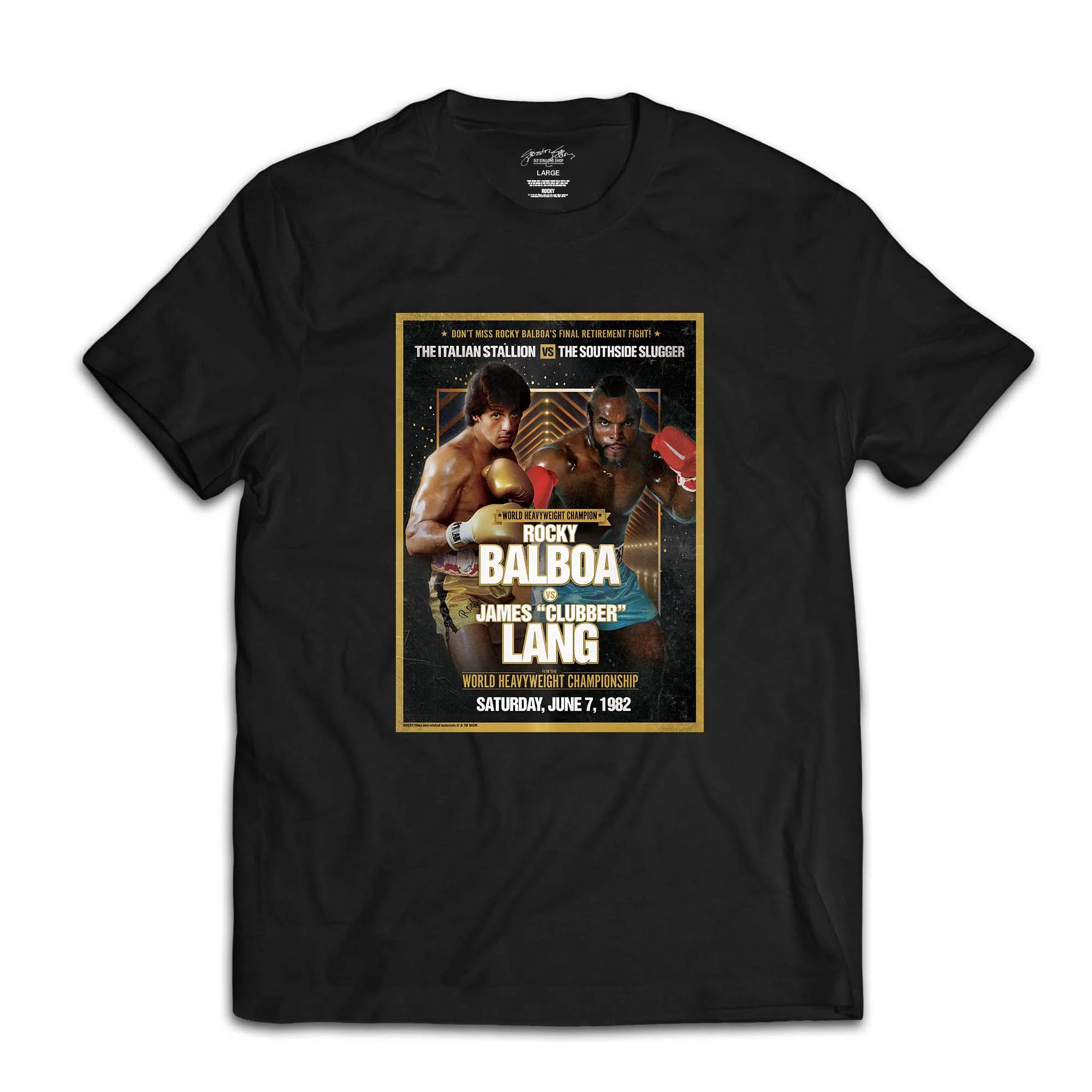 Balboa Vs Lang Poster Tee