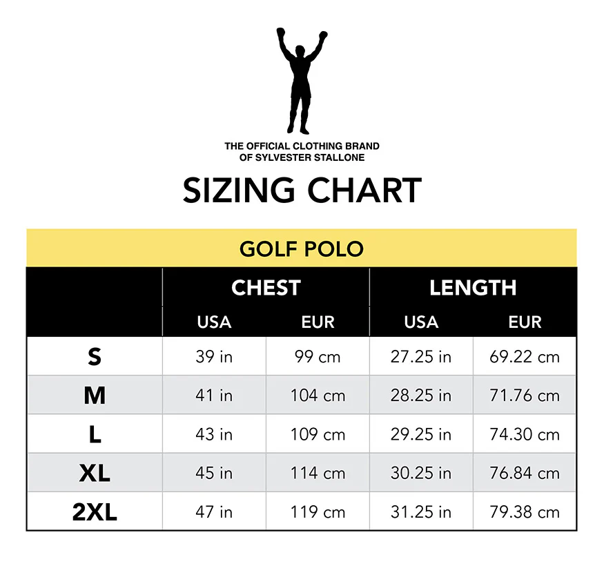 Rocky Statue Black Polo - Image 2
