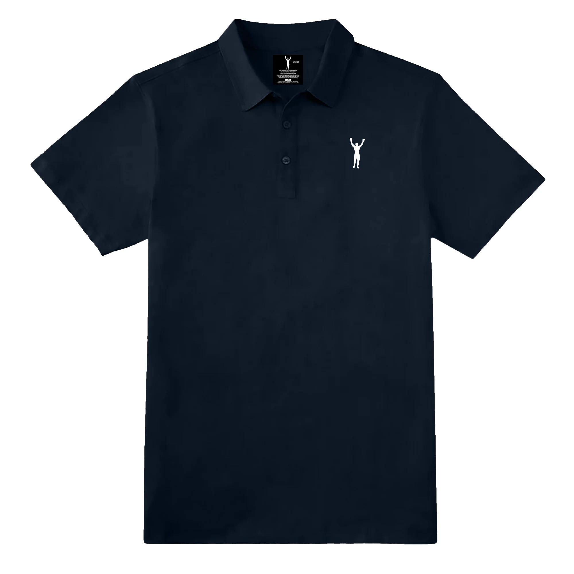 Rocky Statue Navy Polo